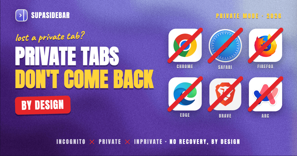 How to Recover Incognito and Private Browsing Tabs (What's Actually Possible)