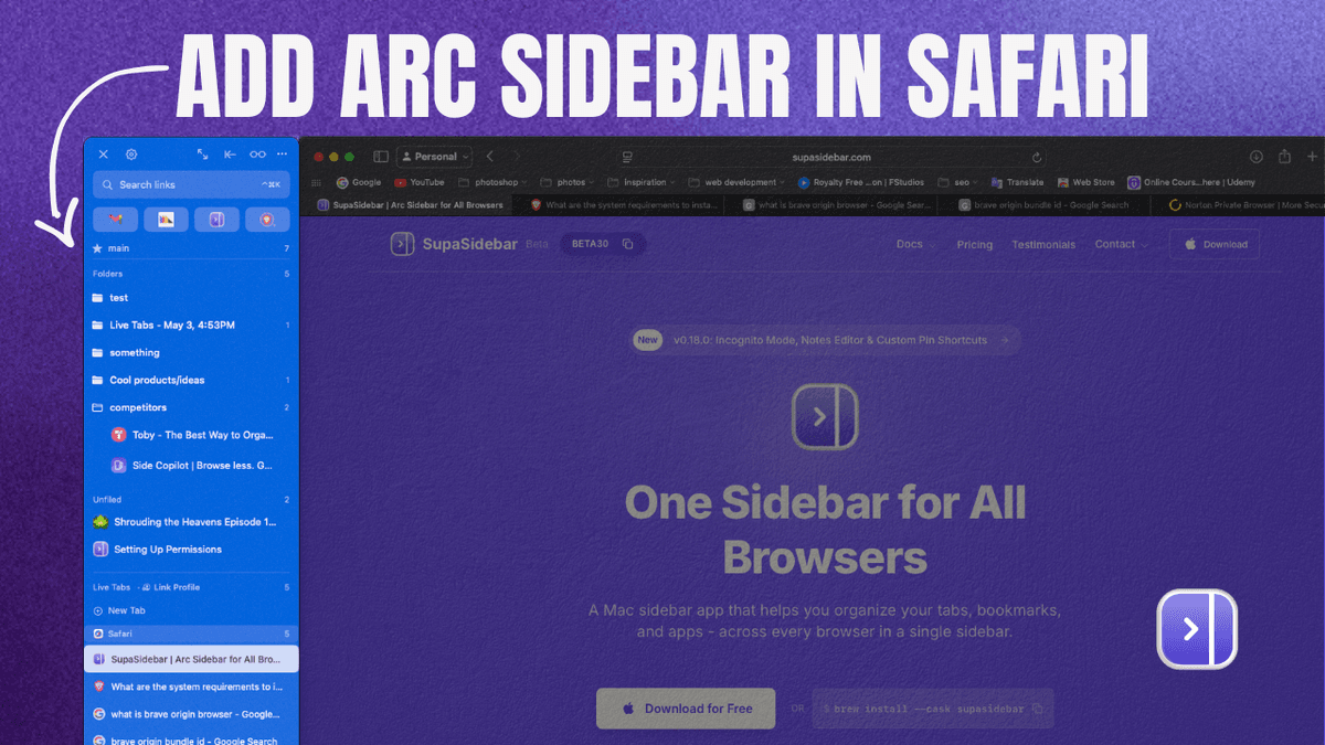 How to Add a Sidebar to Safari on Mac (2026 Setup Guide)