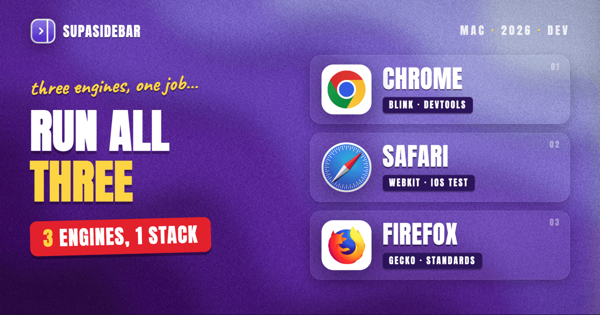 Best Browser for Developers on Mac in 2026 (DevTools, Performance, Workflow)