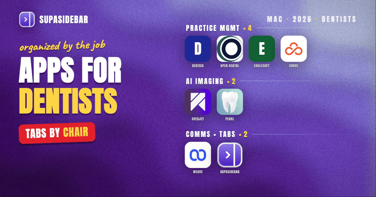 Best Mac Apps for Dentists in 2026
