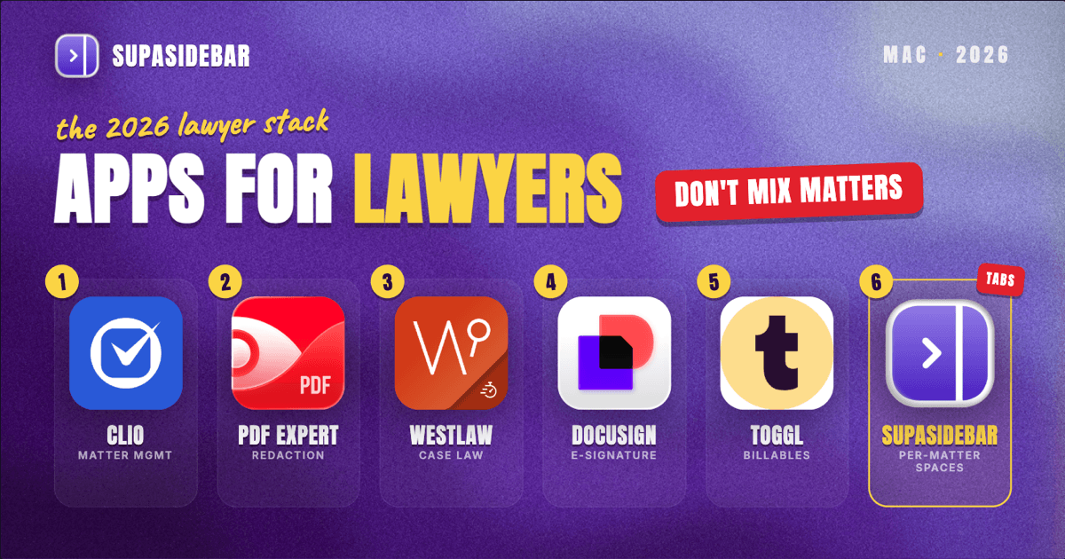 Best Mac Apps for Lawyers in 2026