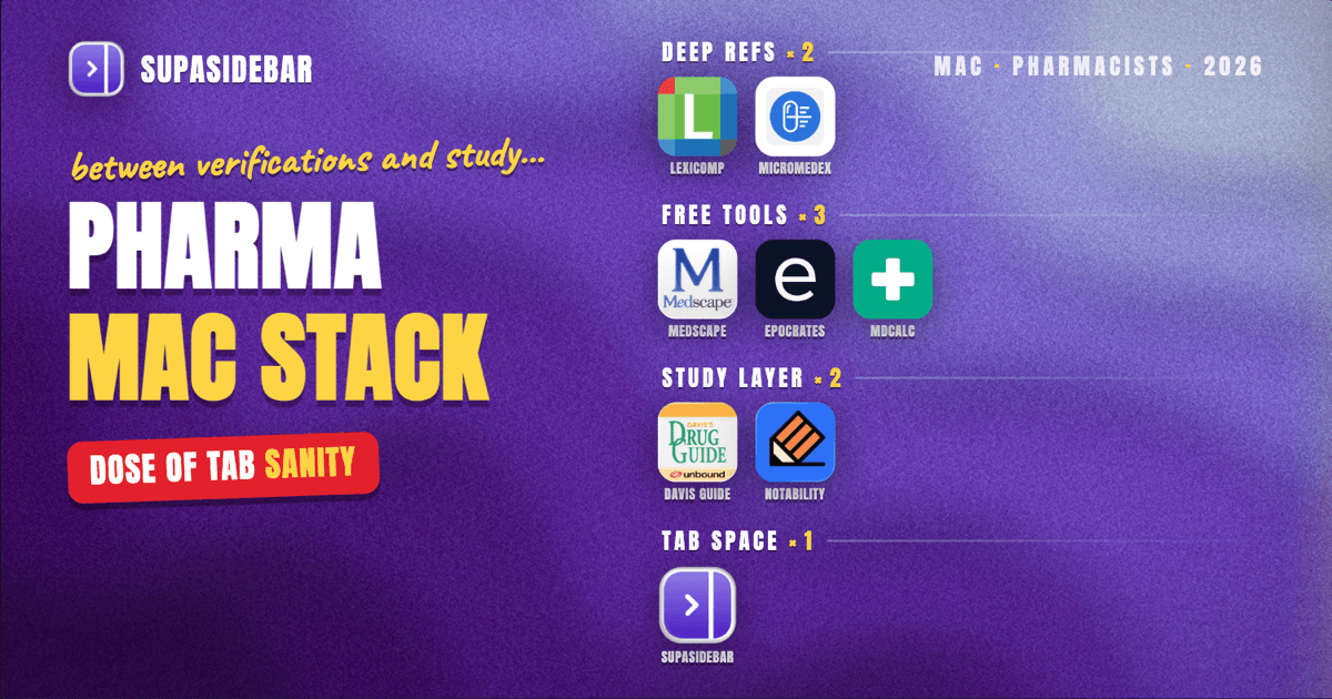 Best Mac Apps for Pharmacists in 2026