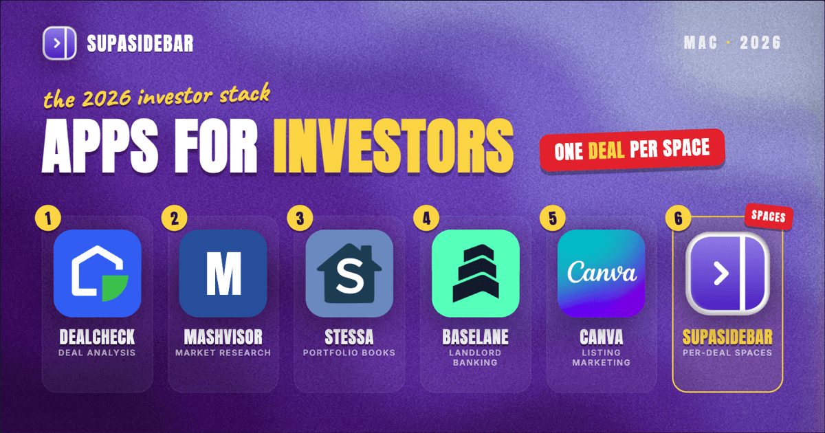 Best Mac Apps for Real Estate Investors in 2026