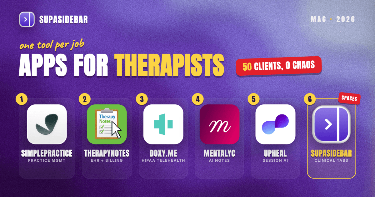 Best Mac Apps for Therapists in 2026