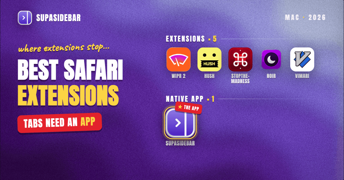 Best Safari Extensions for Mac in 2026
