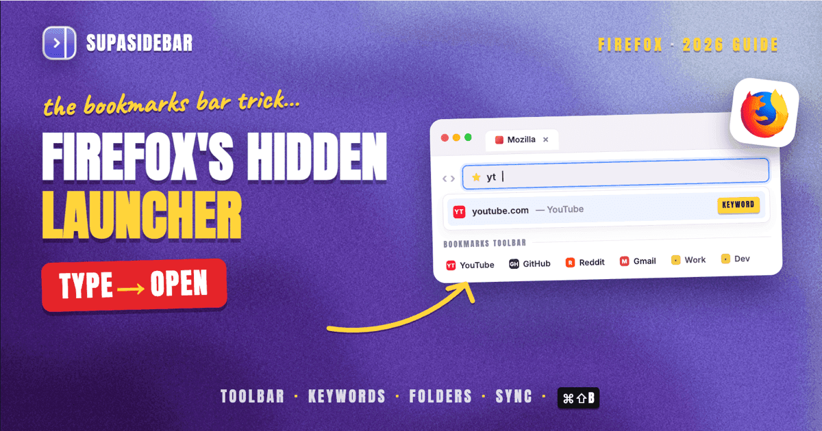 Firefox Bookmarks Toolbar - Setup, Sync, and Customization Guide (2026)