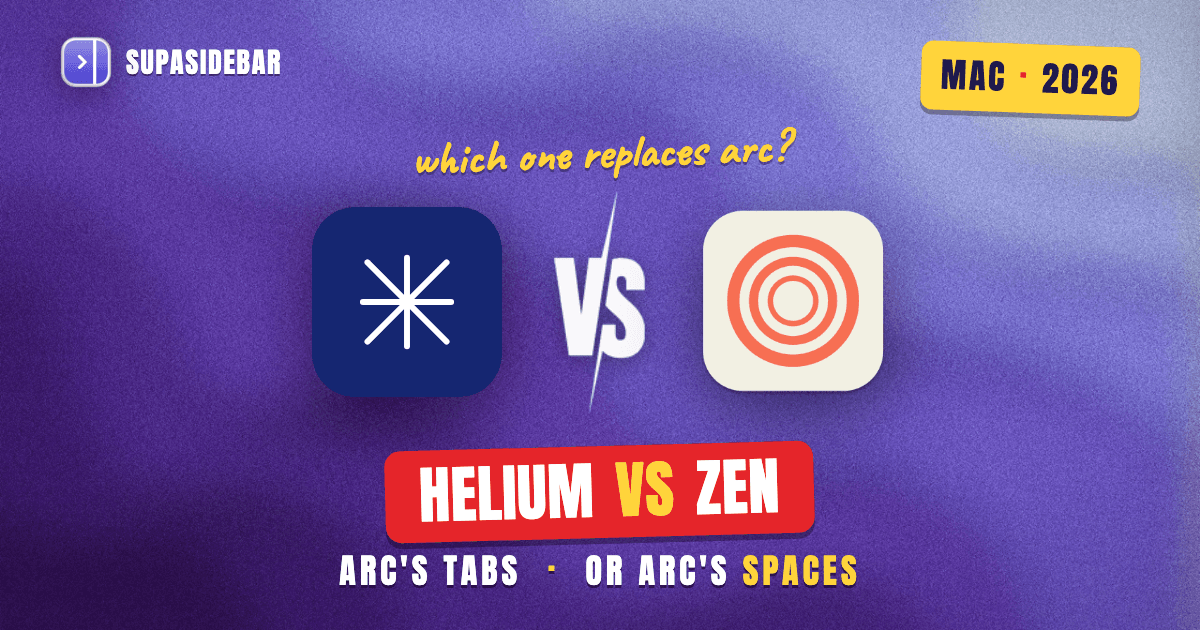 Helium vs Zen Browser for Arc Users (2026)