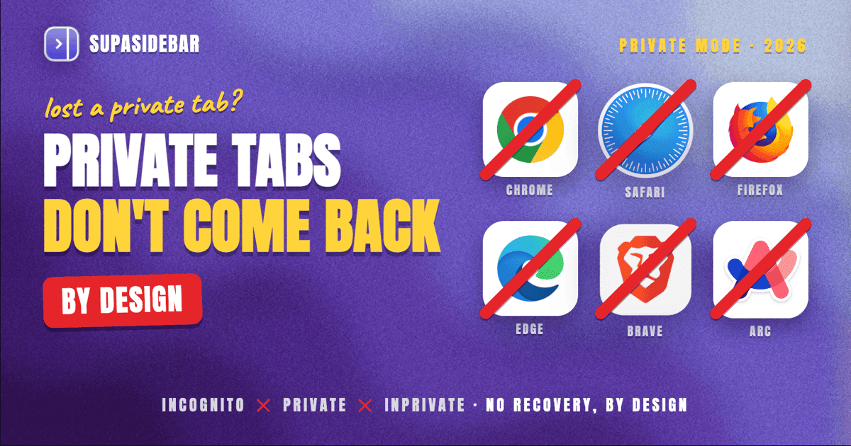 How to Recover Incognito and Private Browsing Tabs (What's Actually Possible)