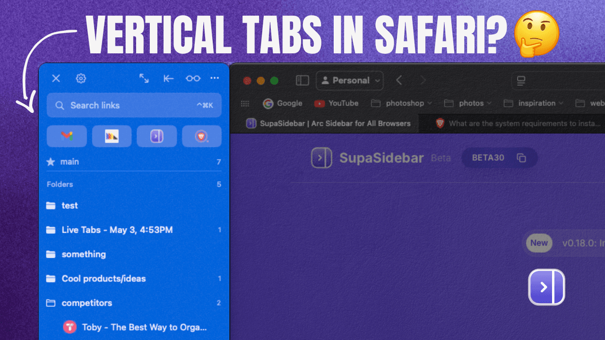 Safari Vertical Tabs: How to Get a Vertical Tab Layout in Safari on Mac (2026)