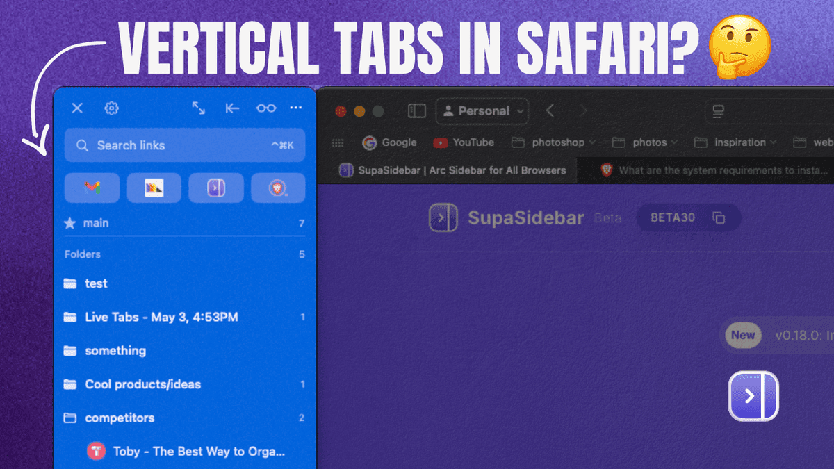 Safari Vertical Tabs: How to Get a Vertical Tab Layout in Safari on Mac (2026)