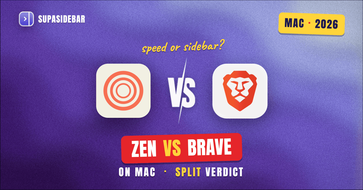 BRAVEページ Zen Browser vs Brave (2026): Privacy, Performance, and Workspaces